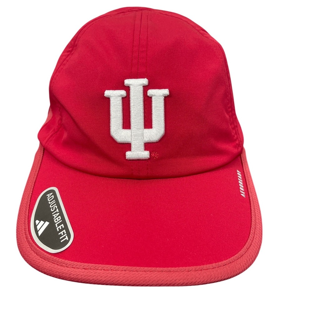 Adidas Indiana University IU Hoosiers Superlite Cap Red AEROREADY Hat GS6386